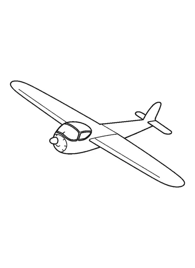 Vitorlázórepülő — színező